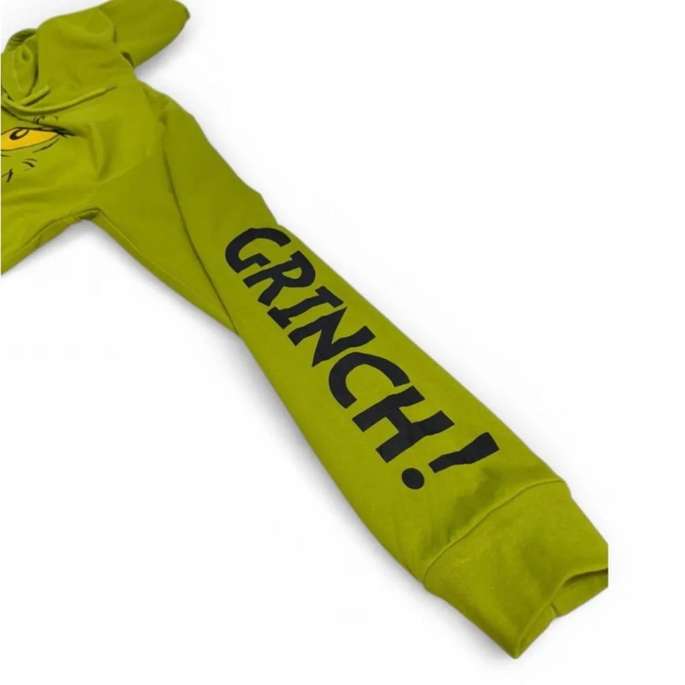 Grinch Green Iridescent Hoodie Medium